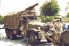 GMC avec mitrailleuse de 12,7 mm sur tourelle. Normandie, juin 99 .(79k - cliquez pour une vue plein cran)